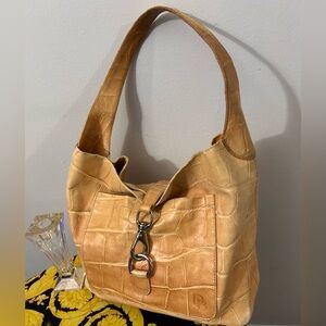 Dooney & Bourke goldish tan Slouch bag